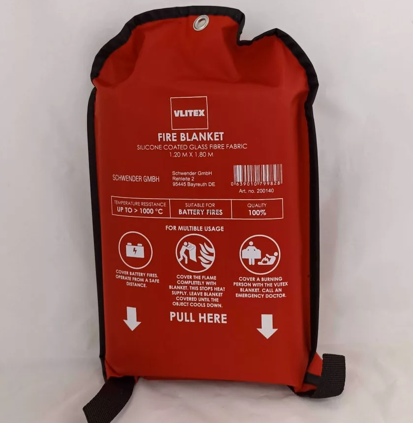 Koc gaśniczy baterii Li-Ion 6 x 8 m